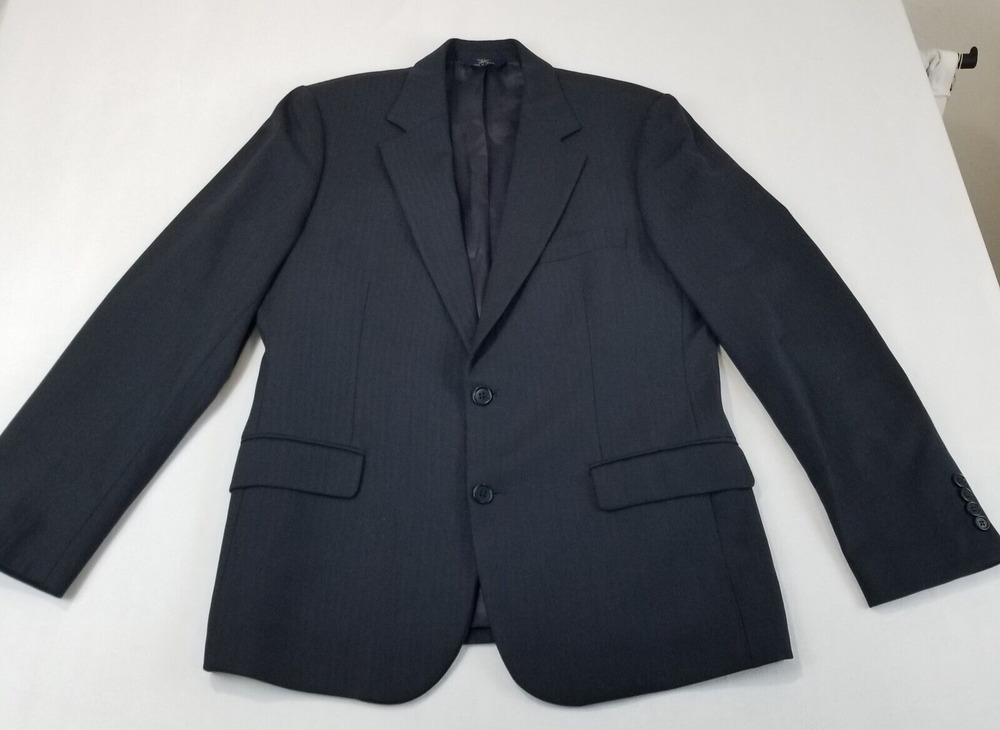 Brooks Brothers Blazer 40 Herringbone 346 Stretch Wool Sport Coat Jacket